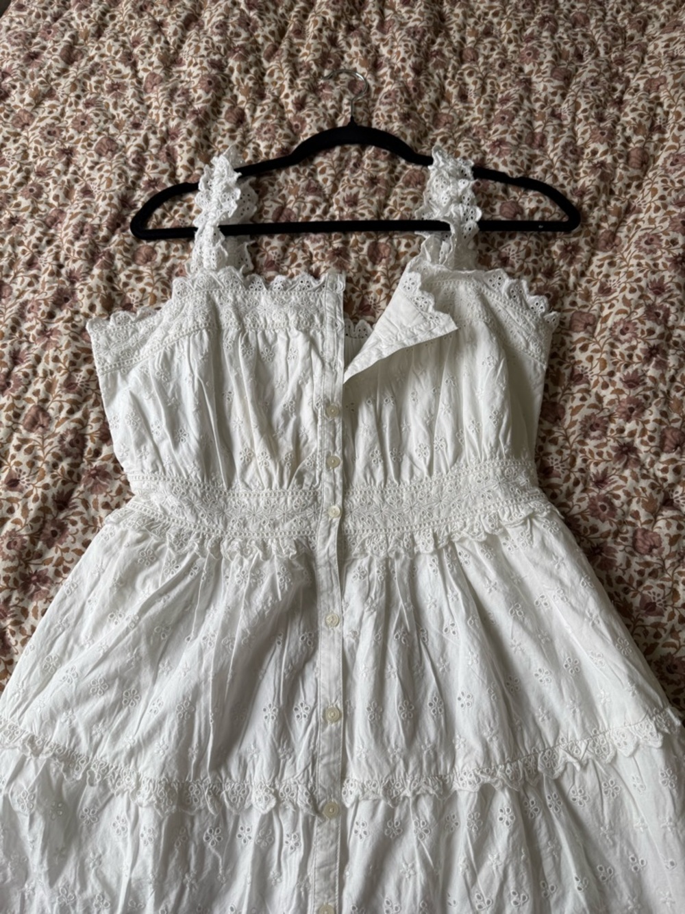 Gap x DOEN white eyelet dress